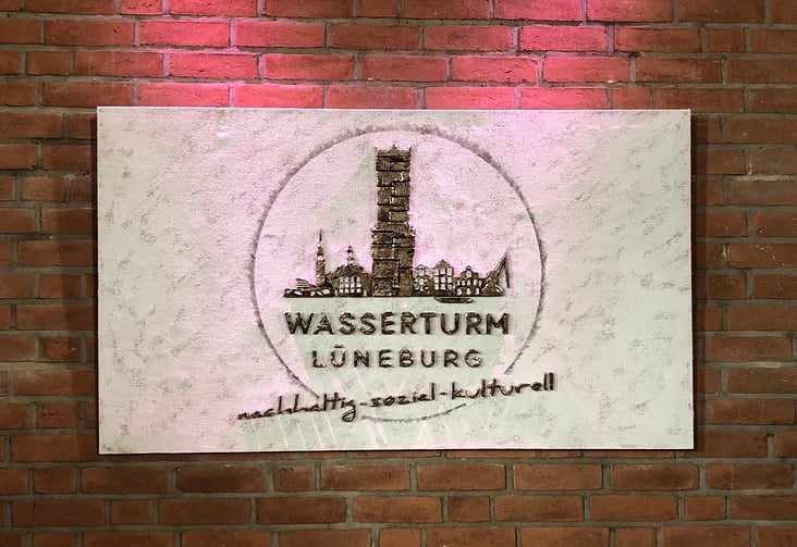 Logo Wasserturm Lüneburg _ Keramik