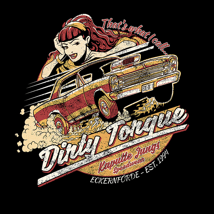Dirty Torque – T-Shirt Design f. Kaputte Jungs Speedwear