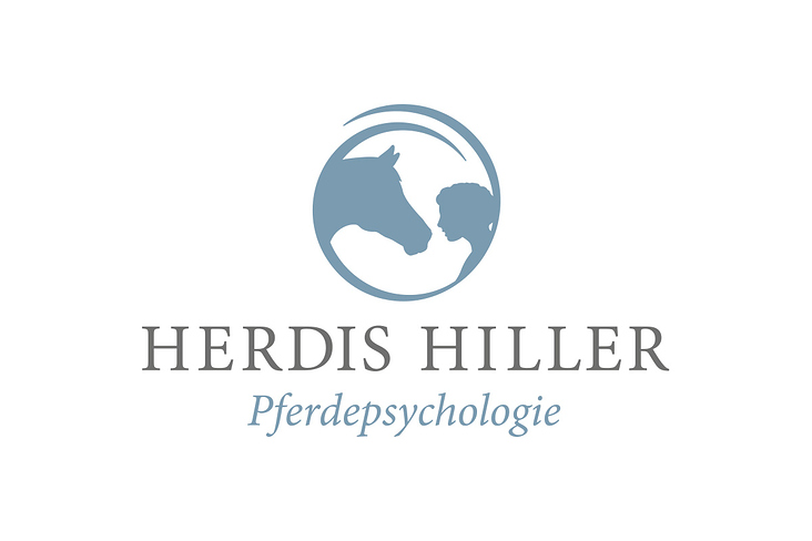 Logo-Design für die Pferdepsychologin Herdis Hiller