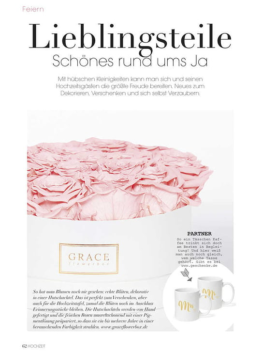 Editorial-Design, Aufmacherseite / Thema Produkte