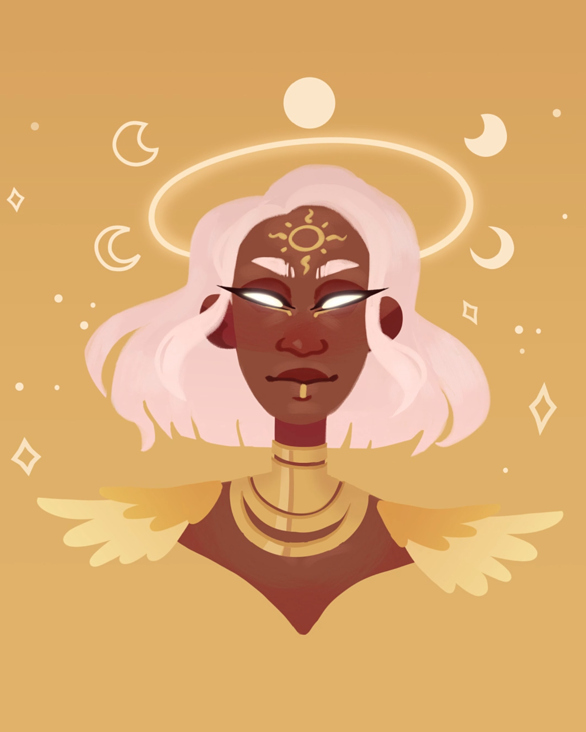 Character Design – Goddess | Digital Art