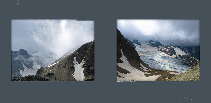 Buchgestaltung Landschaftsfotografien der Schweiz