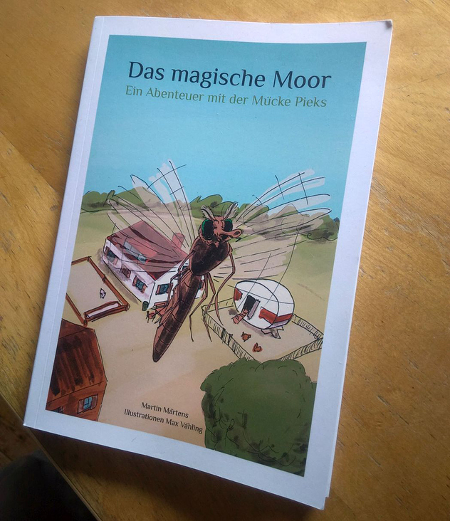 Kinderbuch „Das magische Moor“, Illustration und Titelbild