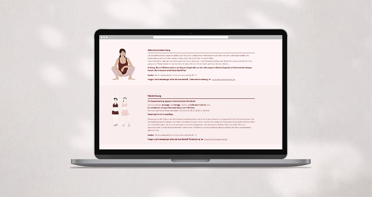 Webdesign für das Geburtshaus Nürnberger Nest