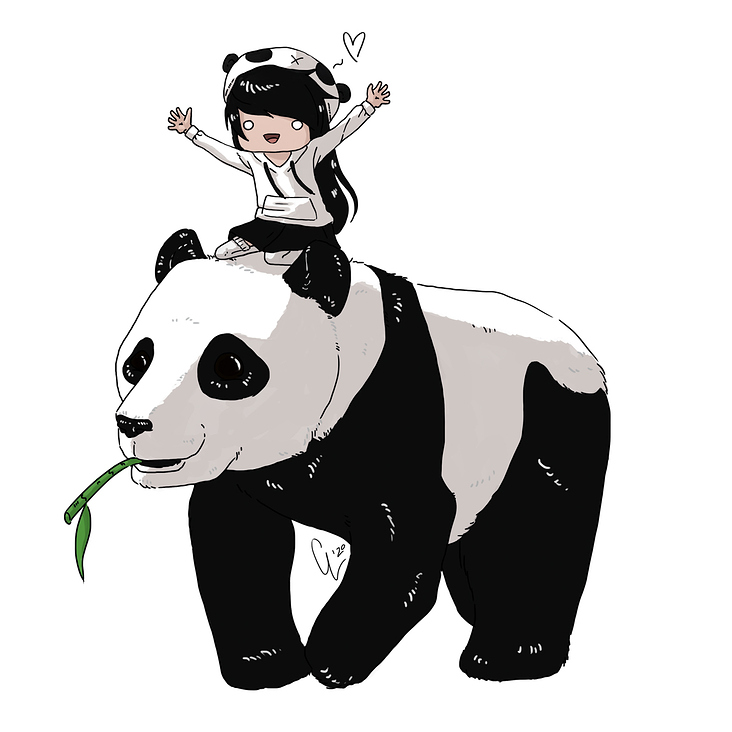 Charakterdesign: Panda