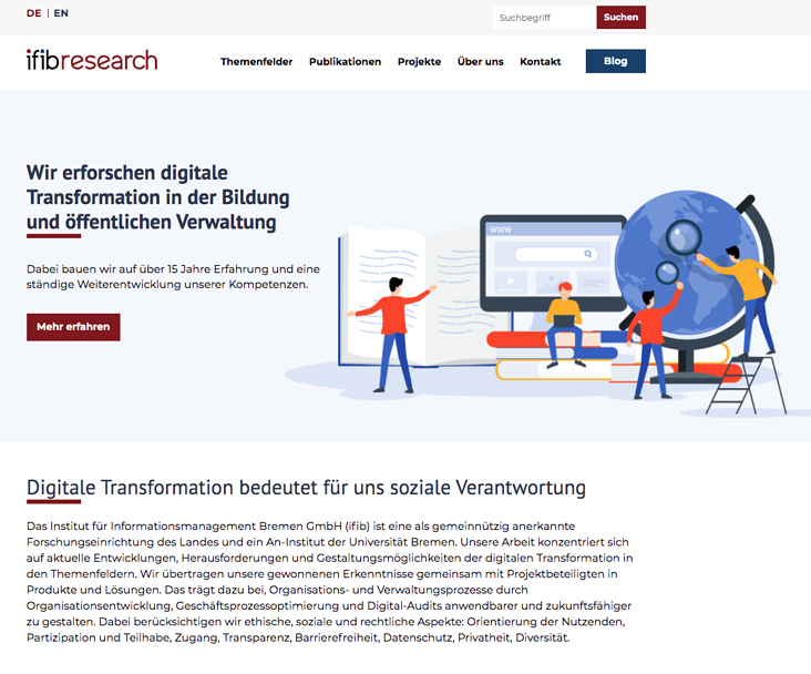 Website-Texte für die ifib Research GmbH