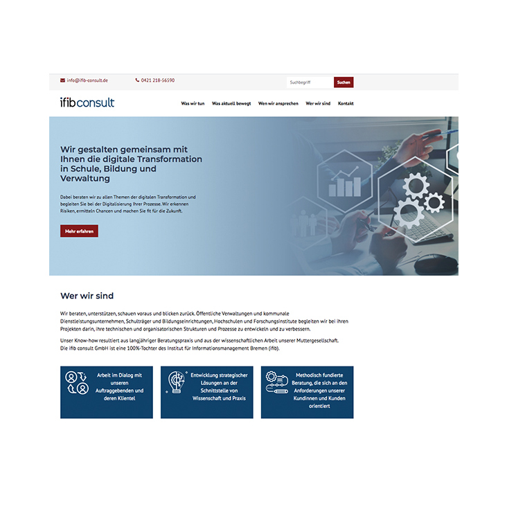 Website-Texte für die ifib-consult GmbH