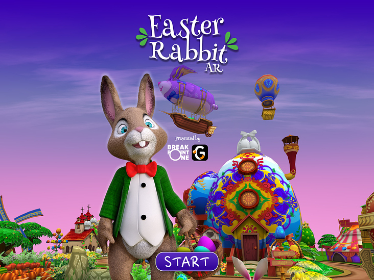 Easter Rabbit AR – Mainscreen