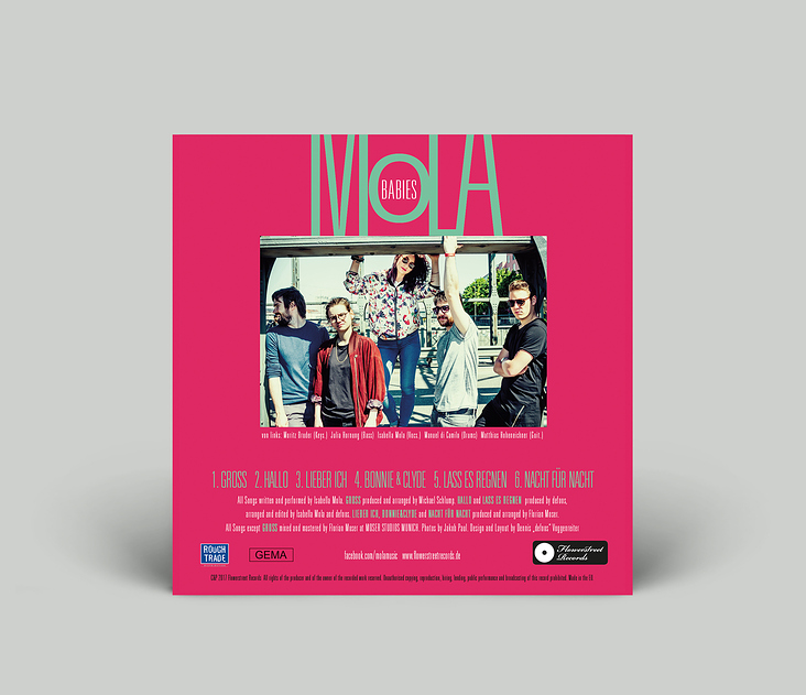 MOLA „Babies“  EP Cover Back