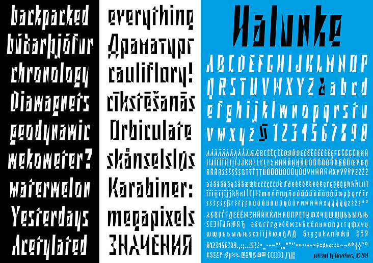Halunke Typeface Design