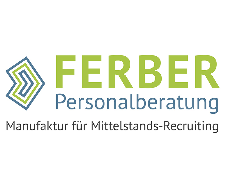 Logo-Redesign für Ferber Personalberatung, dreizeilig