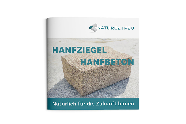 Imagebroschüre für »Naturgetreu GmbH«, Titelseite