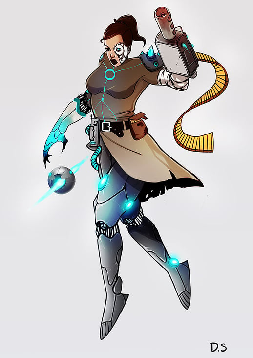 Cyborg Character