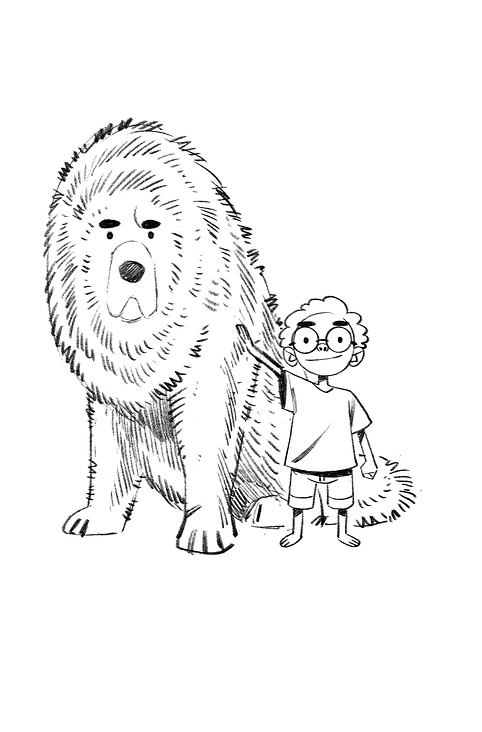 Boy and his dog