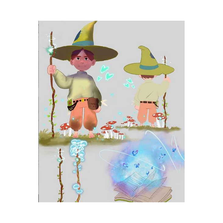 Little Wizard Character Design