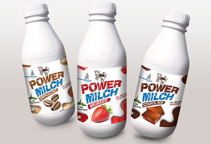 MOLKEREI NEFF AG: Milch-Drink Linie KONZEPT | DESIGN | ILLUSTRATION