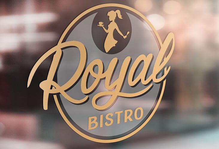 Logogestaltung für ein Bistro