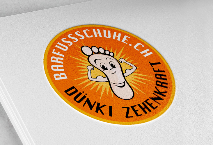 Konzeptstudie für Logo Barfussschuhe