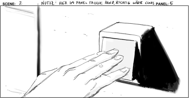 „Heilung“ – Storyboard – Kurzfilm