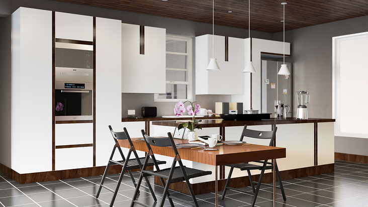 3D Interior Visualisierung „Küche“