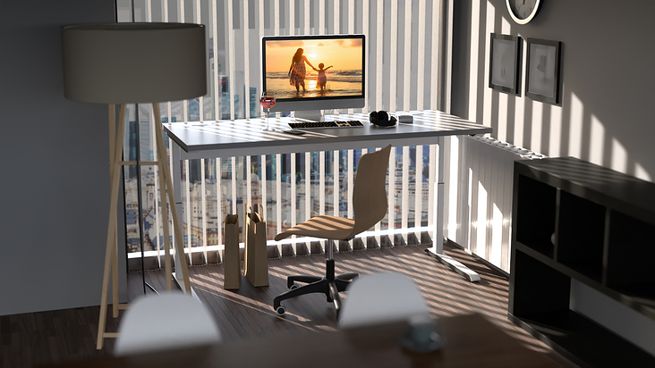 3D Interior Visualisierung „Home Office“