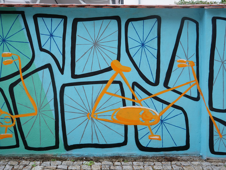 Fahrradwand für Weltrad aus Schönebeck