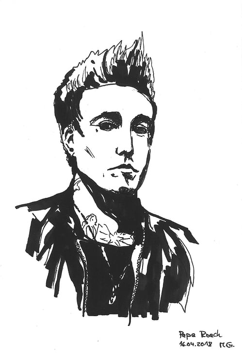 Portrait Sänger Papa Roach
