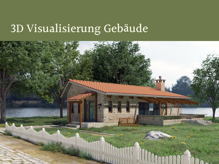 3D Visualisierung Architektur – Haus am See