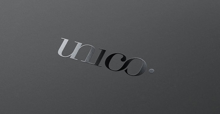 unico | Logo Prägung