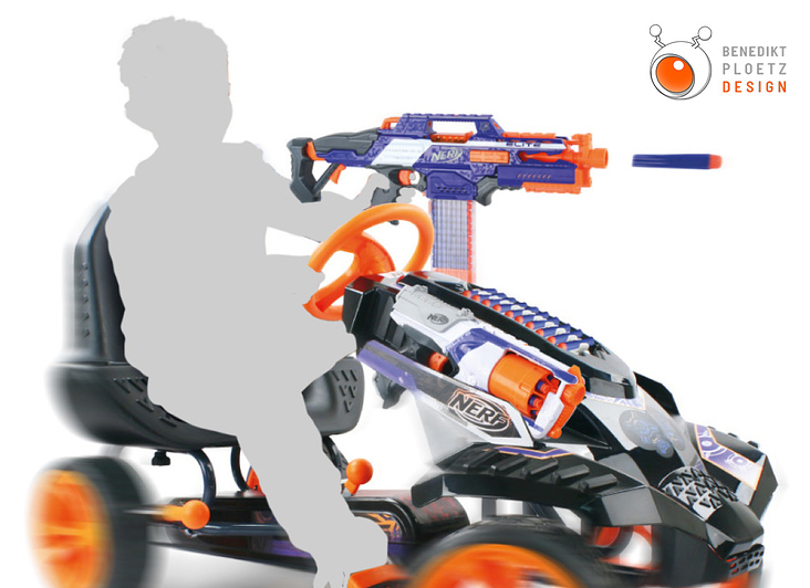 Nerf Battle Racer  #toydesign
