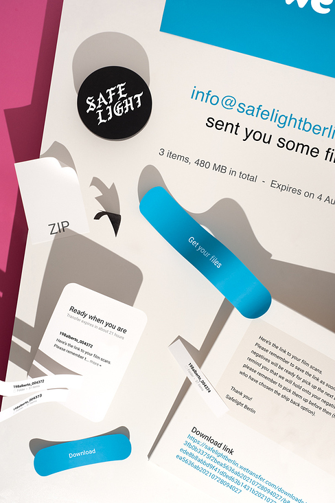 for Safelight Berlin and Wetransfer