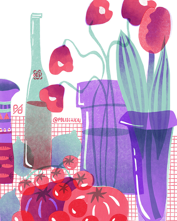week 71 – fresh flowers and tomatoes