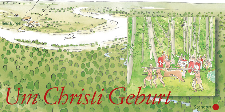 Veränderungen des Rheinlaufs bei Monheim / Urdenbach in skizzierten Lebensbildern