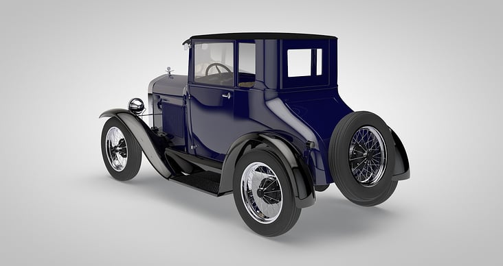 Ford Model T – Rückansicht