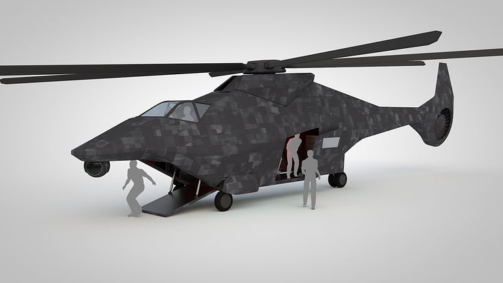 Stealth Hubschrauber