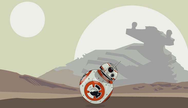 II. BB8 Star Wars Illustrator