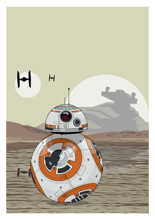 III. BB8 Star Wars Illustrator