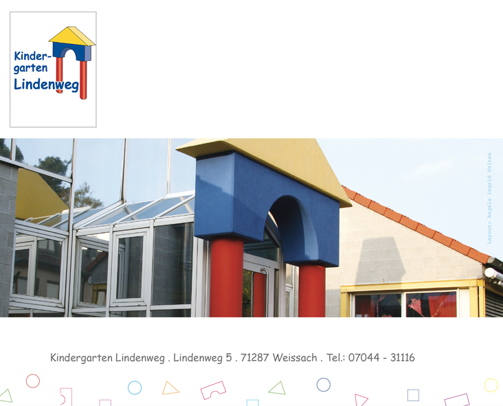 Broschüre Kindergarten Lindenweg, Rückseite