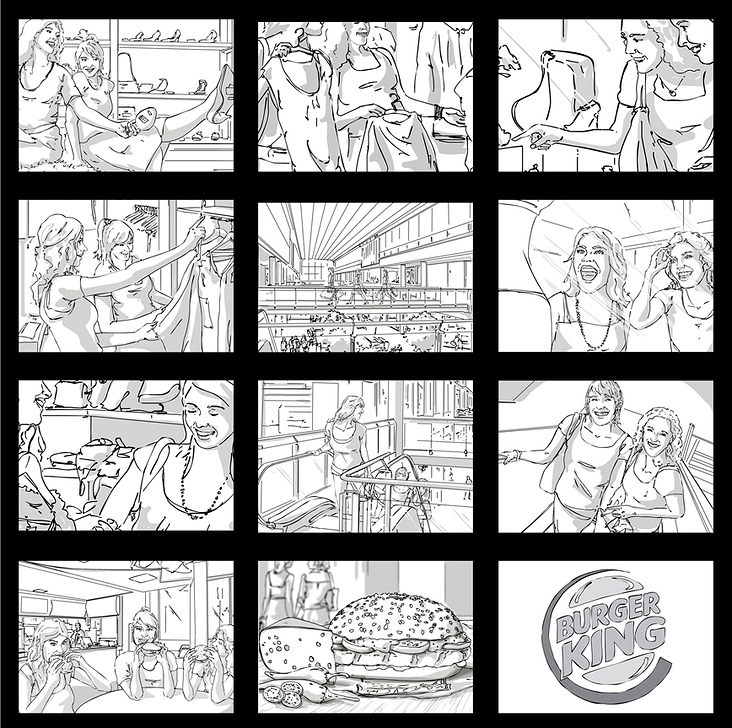 Burger King Storyboard S/W