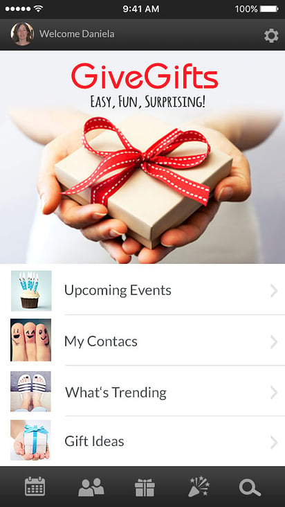 Give Gifts App