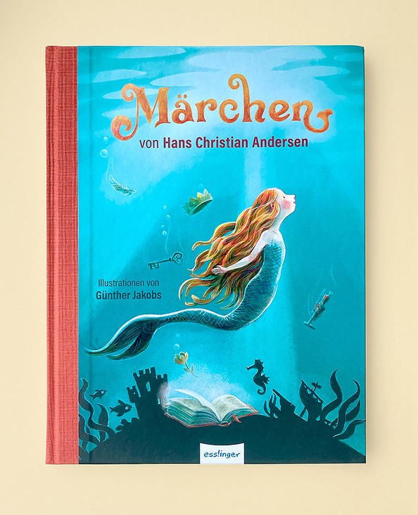 Umschlaggestaltung Märchen von Hans Christian Andersen inkl. Handlettering