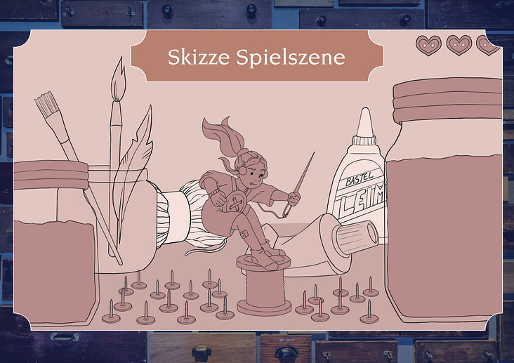 Skizze Spielszene