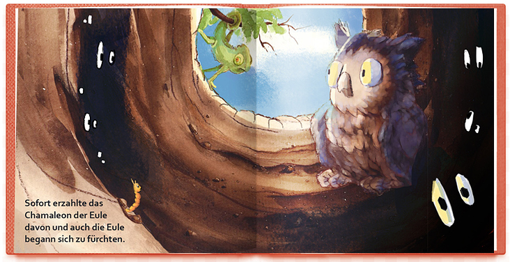 Seite aus dem Buch ‚Wenn der wilde Wombat kommt‘