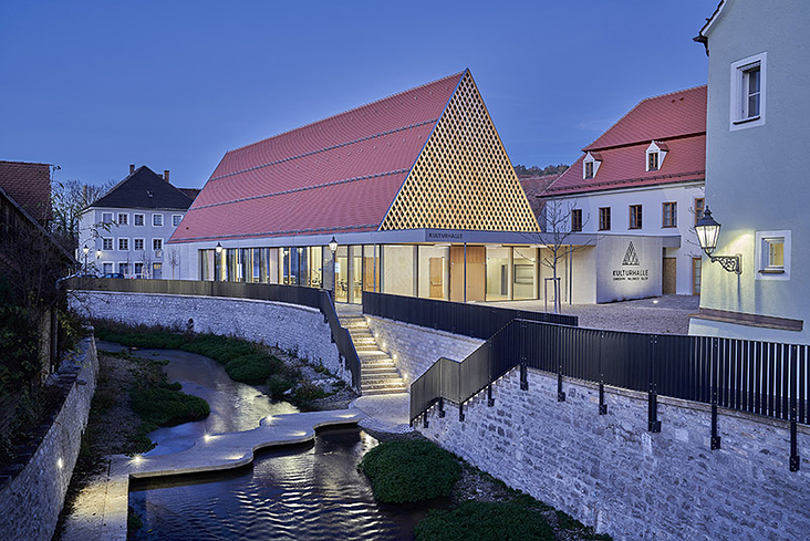 Architekturfoto Kulturhalle Berching