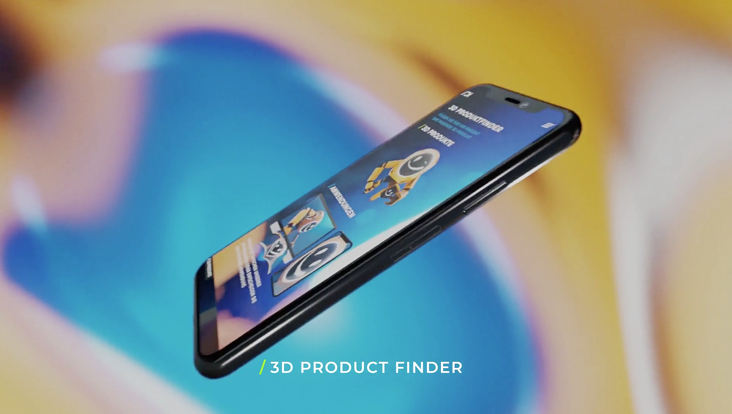 ADI 3D Produktfinder auf dem Smartphone