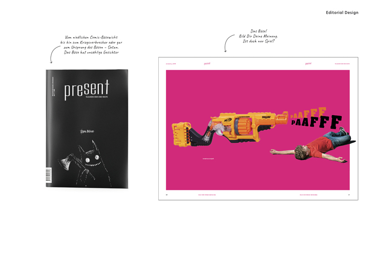 Magazingestaltung | Present