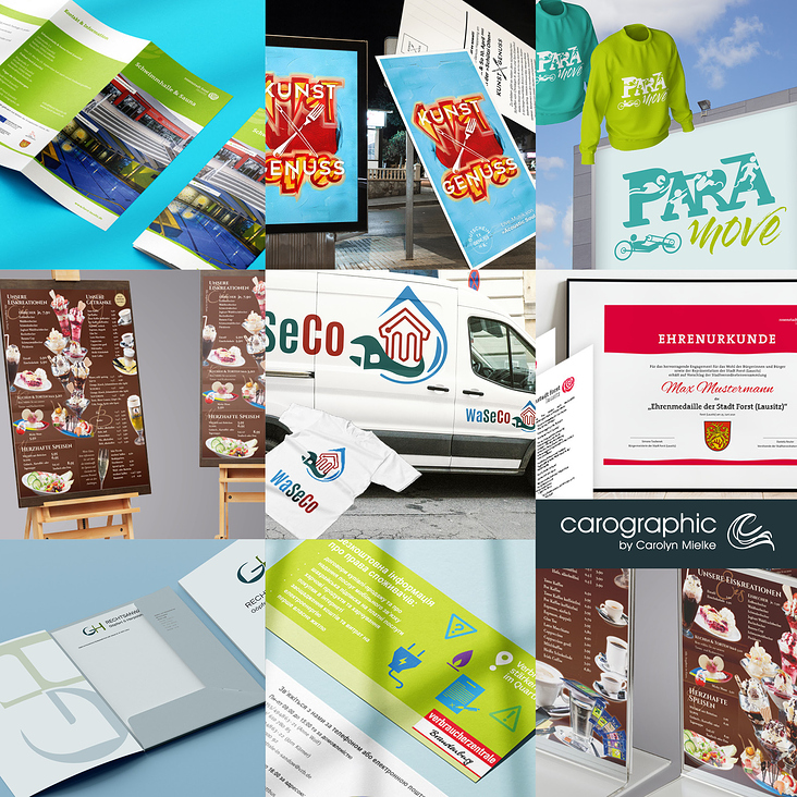 Kommunkationsdesign, Werbegrafik und Gestaltung by #carographic