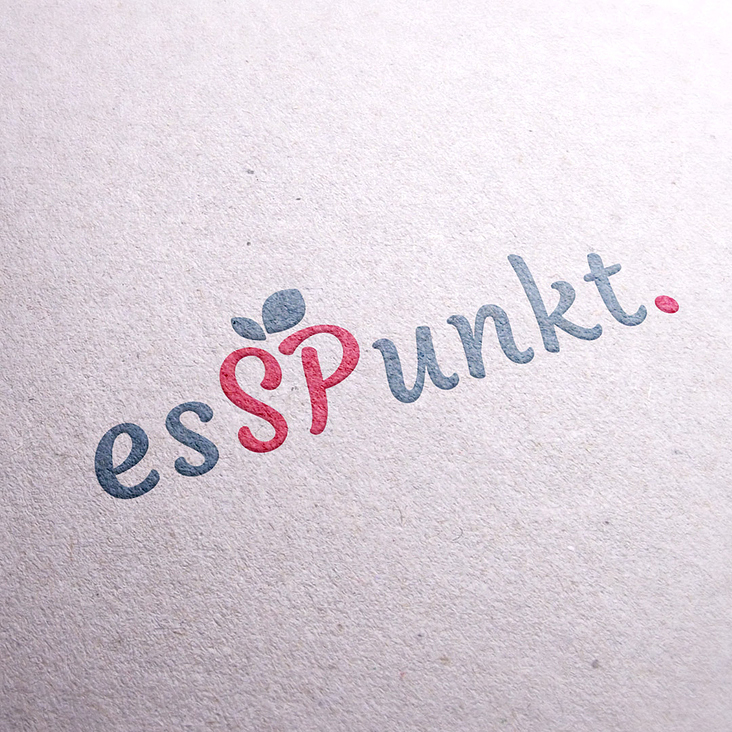 Logodesign für esSPunkt. Ernährungstherapie