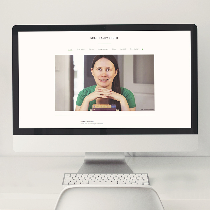 Webseite für Autorin Nele Handwerker