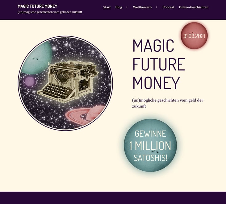 Magic Future Money – Ein Schreibwettbewerb zur Zukunft des Geldes